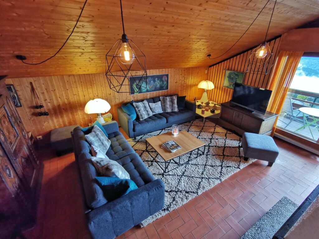Location appartement Anzère, salon-séjour