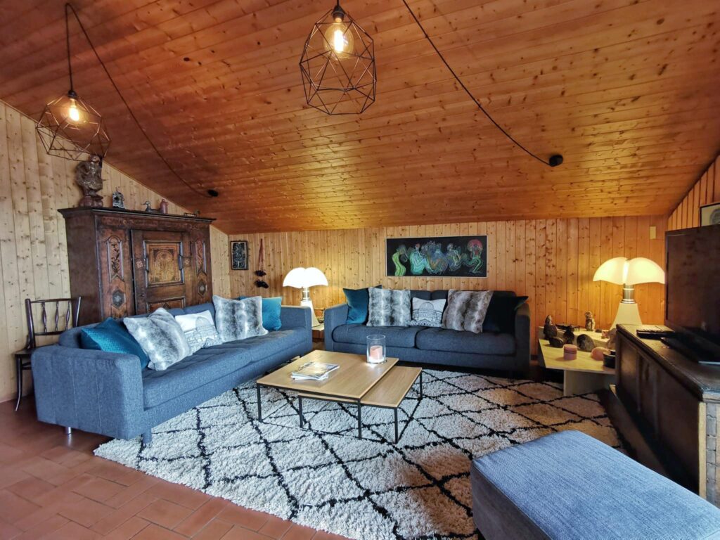 Location appartement Anzère, salon-séjour